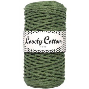 Sznurek bawełniany Lovely Cottons 3mm Szałwia