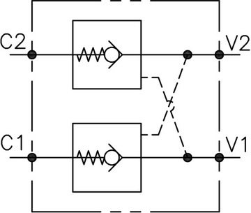 ЗАМОК ГИДРАВЛИЧЕСКОГО КЛАПАНА ДЛЯ ЦИЛИНДРА 3/8 35Л