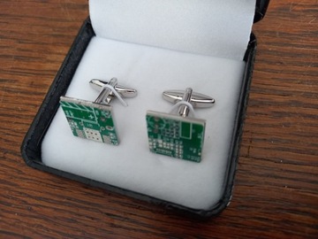 Запонки с узором ELECTRONICS