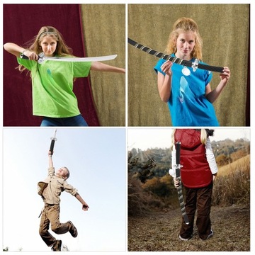 ZABAWKI DLA DZIECI SAMURAJE COSPLAY REKWIZYTY ZABAWKI REKWIZYTY