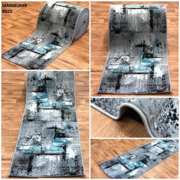 GĘSTY MIĘKKI CHODNIK 100cm NOWOCZESNY MIX WZORÓW
