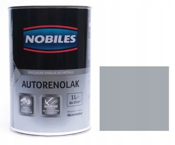 NOBILES AUTORENOLAK L-54 SREBRZYSTY 1L FARBA METAL