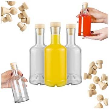 50x Butelki TADEK 250 ml + korek NA NALEWKI WÓDKĘ