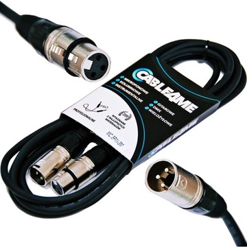 PRZEWÓD MIKROFONOWY SYGNAŁOWY XLR/XLR 6m CABLE4ME