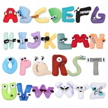 MASKOTKA ALPHABET LORE PLUSZOWA ZABAWKA
