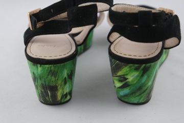 Skórzane sandały CLARKS roz.39 UK6