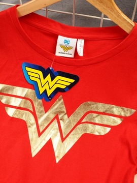 WONDER WOMAN Koszulka NOWA z logo czerwona modna r. XL 42