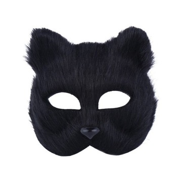 MASKA Furry Fox maski maska na pół twarzy rekwizyt