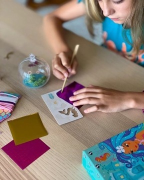 ПОДАРОК ​​НА ДЕНЬ РОЖДЕНИЯ креативный набор ТЕРРАРИУМ РУСАЛКА Коробка конфет