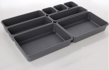 МОДУЛЬНЫЙ ОРГАНАЙЗЕР ДЛЯ ВСТАВОК В ЯЩИК, НАБОР ИЗ 8 ШТ.