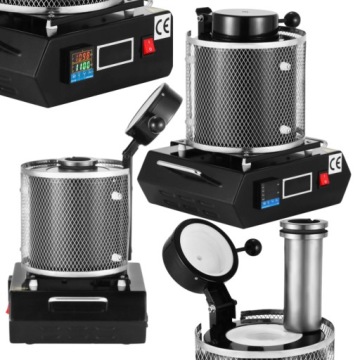 Автоматическая печь для плавки золота, серебра, меди 3кг.