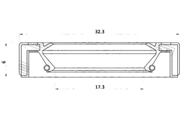 FEBEST 95GAY-19320607X Ремкомплект рулевого механизма