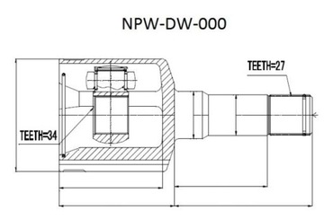 NPW-DW-000 NTY KLOUB VNITŘNÍ