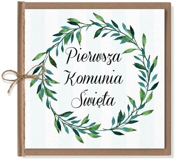 Księga gości KOMUNIA na komunię Eko Ruskus