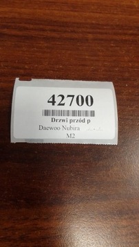 DAEWOO NUBIRA II SEDAN DVEŘE PRAVÝ PŘEDNÍ