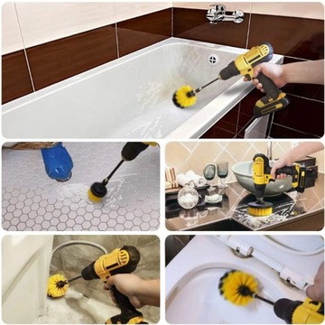 ЩЕТКИ ДЛЯ ЧИСТКИ 9 шт. МНОГОФУНКЦИОНАЛЬНЫЕ ДЛЯ НАКЛАДОК ОТВЕРТКИ