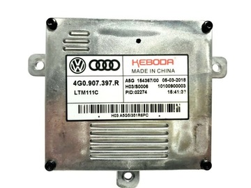 MODUŁ LED PRZETWORNICA AUDI A5 8T A6 4G C7 A8 D4 ORYGINALNY NOWY