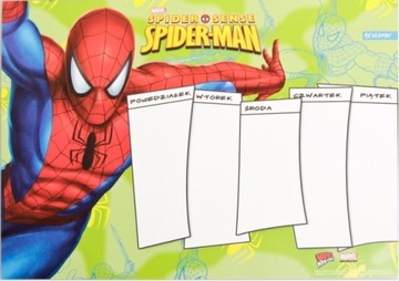 PLAN LEKCJI A4 Z MAGNESEM SPIDER MAN