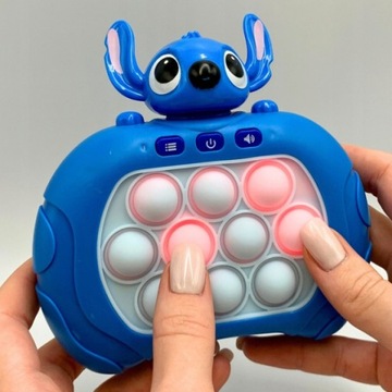 STITCH POP IT АНТИСТРЕСС ЭЛЕКТРИЧЕСКИЙ НАВЫК ИГРА STITCH BLUE