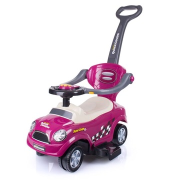 ДЕТСКИЙ АВТОКАТ 3 В 1 НА МЕГА АВТОМОБИЛЕ КОЛЕСА 360 PUSH