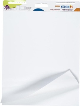 Samoprzylepny flipchart Hopax - biały / 30 arkuszy