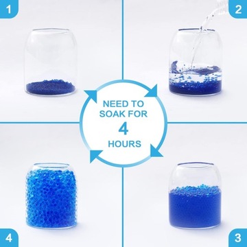 100 000 шт. ГИДРОГЕЛЕВЫЕ ШАРИКИ, украшение для вазы, аксессуары для игрушечного пистолета