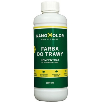 FARBA DO TRAWY Nanocolor wzmocnij trawę kolor 1L
