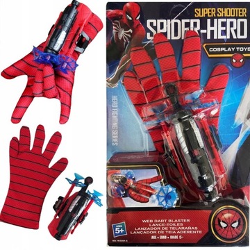 RĘKAWICA Z WYRZUTNIĄ SIECI SPIDER-MAN + 3 STRZAŁKI /WL11187-42