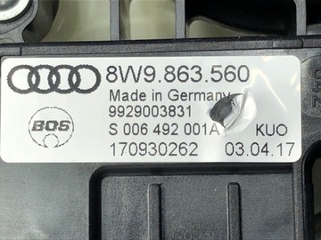MOTOREK ROLETA KUFRU 8W9863560 AUDI A4 B9 2.0 TFSI 252KM 16-22