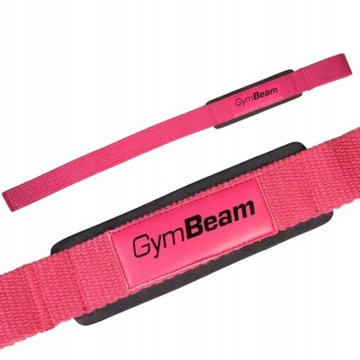 GYMBEAM X-GRIP РОЗОВЫЕ РЕМЕНИ, РОЗОВЫЙ РЕМЕНЬ НА ЗАПЯСТЬЕ, STRONG GRIP, 2 шт.