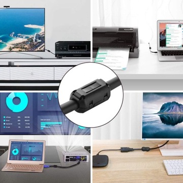 ФЕРРИТОВЫЙ ШУМОВОЙ ФИЛЬТР ЗАЖИМНЫЕ КОЛЬЦА КАБЕЛЯ GLAKE