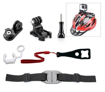 UCHWYT MOCOWANIE KAMERA SPORTOWA NA KASK GOPRO