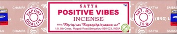INDYJSKIE KADZIDEŁKA PYŁKOWE SATYA POSITIVE VIBES 15g POZYTYWNE WIBRACJE