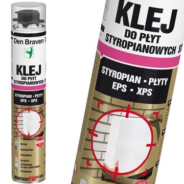 MOCNY Klej do styropianu DEN BRAVEN XPS 750ML