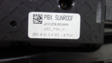 PEUGEOT 3008 II ЛЮК НА КРЫШЕ ОКНО КРЫША ПАНОРАМА