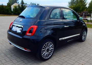 Fiat 500 II Seria 4 1.2 69KM 2016 Fiat 500 1.2 Black &amp; White polift szklany dach parktronik bezwypadkowy, zdjęcie 9