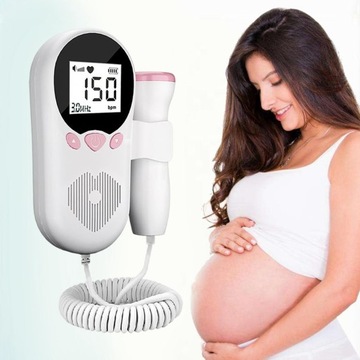 Detektor tętna płodu Baby Fetal Heartbeat Monitor Basic czarny