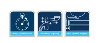 Компактный полусифон для умывальника Preloc.