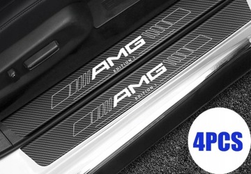 Mercedes AMG naklejki ochronne na progi 4 sztuki