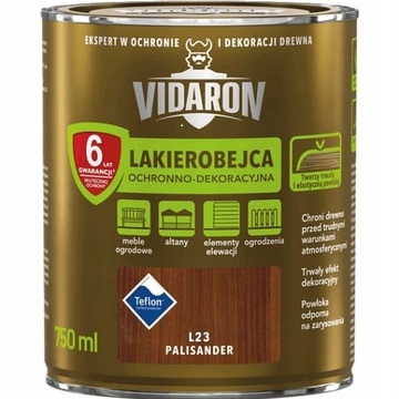 Lakierobejca Vidaron 0,75 l palisander L23