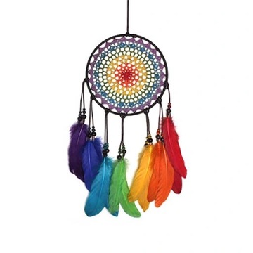 ŁAPACZ SNÓW DREAM CATCHER DEKORACJA DUŻY