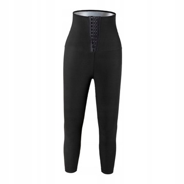 Modelujące spodnie w pasie dresowe Legging L
