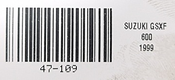SUZUKI GSX-F 600 98-06 WAHACZ