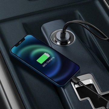 АВТОМОБИЛЬНОЕ ЗАРЯДНОЕ УСТРОЙСТВО BASEUS FAST 4X USB QC 4.0 PD МОЩНЫЙ ИСТОЧНИК ПИТАНИЯ 120 ВТ