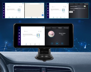 РАДИО МУЛЬТИМЕДИЙНАЯ СТАНЦИЯ МОНИТОР APPLE CARPLAY ANDROID 13 GPS WIFI 7–32 В