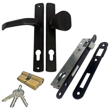 Замок для ворот, комплект вставок ручка-ручка