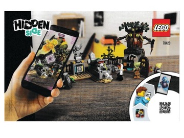 LEGO HIDDEN SIDE INSTRUKCJA z zestawu 70420 (100g)
