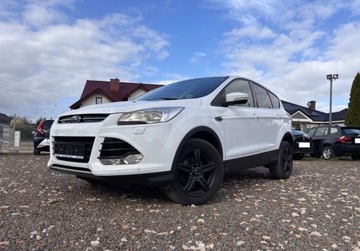Ford Kuga II SUV 1.6 EcoBoost 150KM 2014 Ford Kuga 1.6B 150KM tytanium stan bdb polskora 1.6 Benzyna 150KM, zdjęcie 1
