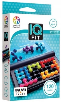 Smart Games IQ Fit Gra Logiczna 120 zadań Łamigłówka 6+
