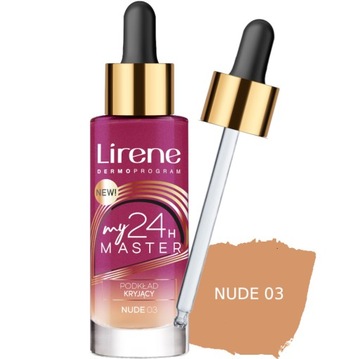 LIRENE MY MASTER NUDE FLUID FOUNDATION покрытие